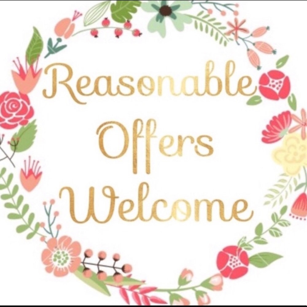All reasonable offers welcome!!